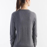 Women's Merino Wool Sweater 2025 Fall Winter Crew Neck Long Sleeve First-Line Ready to Wear Seamless Knit Sweater