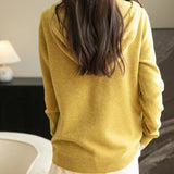 Cardigan de munición larga de manga larga de manga larga de lana 100% merino