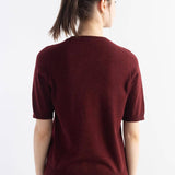 Frauen Merino Wollpullover 2025 Herbst Winter gegen Nacken Kurzarm Erstlinienanschluss bereit zum Tragen nahtloser Strickpullover