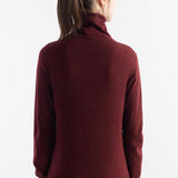 Women's Merino Wool Sweater 2025 Fall Winter Turtle Neck Long Sleeve First-Line Ready to Wear Seamless Knit Sweater