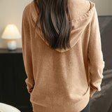 Cardigan de munición larga de manga larga de manga larga de lana 100% merino