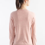 Women's Merino Wool Sweater 2025 Fall Winter Crew Neck Long Sleeve First-Line Ready to Wear Seamless Knit Sweater
