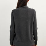 100% Pure Cashmere Women's Sweater Turtleneck Long Sleeve Warm Soft 2025 Fall Winter Knit Pullover