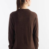 Women's Merino Wool Sweater 2025 Fall Winter V Neck Long Sleeve First-Line Ready to Wear Seamless Knit Sweater