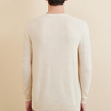 Chanyarn Men's 100% Merino Wool Sweater 2025 Fall Winter Casual V Neck Warm Soft Long Sleeve Knitted Pullover Sweater