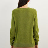 Chanyarn 100% Pure Cashmere Women's Sweater V-Neck Long Sleeve 2025 Fall Winter Warm Soft Knit Pullover