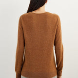 Chanyarn 100% Pure Cashmere Women's Sweater V-Neck Long Sleeve 2025 Fall Winter Warm Soft Knit Pullover
