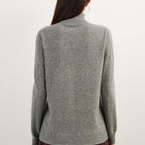 Women's 100% Pure Cashmere Sweater Turtleneck Long Sleeve Warm Soft 2025 Fall Winter Knit Pullover