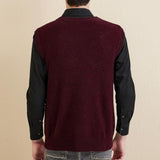Men's 100% Merino Wool Sweater Vest 2025 Fall Winter Casual Solid V Neck Soft Sleeveless Knitted Sweater Vest