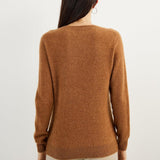 Women's 100% Pure Cashmere Sweater 2025 Fall Winter Crew Neck Long Sleeve Warm Soft Knitted Pullover