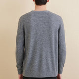 Chanyarn Men's 100% Merino Wool Sweater 2025 Fall Winter Casual Crewneck Warm Soft Long Sleeve Knitted Sweater