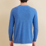Men's 100% Merino Wool Cardigan Sweater 2025 Fall Winter Casual V Neck Warm Soft Long Sleeve Knitted Sweater