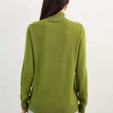 Women's 100% Pure Cashmere Sweater Turtleneck Long Sleeve Warm Soft 2025 Fall Winter Knit Pullover