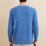 Chanyarn Men's 100% Merino Wool Sweater 2025 Fall Winter Casual V Neck Warm Soft Long Sleeve Knitted Pullover Sweater