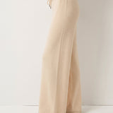 30% Cashmere 70% Merino Wool Wide Leg Sweatpants