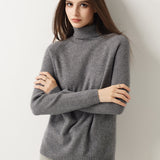 Maglione dolcevita 30% cashmere 70% lana merino