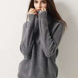 Maglione con zip e collo a lupetto in 100% lana merino