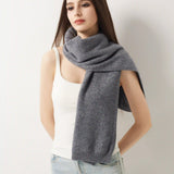 100% Merino Wool Knit Wrap Shawl with Sleeves