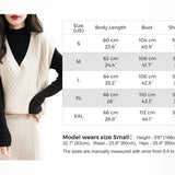 Women's 100% Merino Wool Sweater Vest 2024 Fall Winter Classic V Neck Cable Sleeveless Knit Sweater Tank Tops