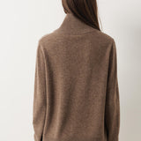 Cardigan de malha 100% lã Merino com gola alta