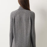Maglione dolcevita 30% cashmere 70% lana merino