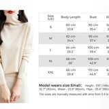 Chanyarn Women's100％メリノウールシームレスセータータートルネックファーストライン長いスリーブニットプルオーバートップを着用する準備ができています
