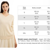 Chanyarn 100% Pure Cashmere Women's Sweater V-Neck Long Sleeve 2025 Fall Winter Warm Soft Knit Pullover