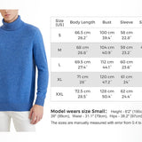 Chanyarn Men's 100% Merino Wool Sweater 2025 Fall Winter Casual Turtleneck Warm Soft Long Sleeve Knitted Pullover Sweater