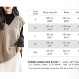 Chanyarn Women's 100% Merino Wool Sweater Vest 2025 Fall Winter Classic V Neck Cable Sleeveless Knit Sweater Tank Tops