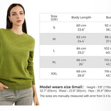 Women's 100% Pure Cashmere Sweater 2025 Fall Winter Crew Neck Long Sleeve Warm Soft Knitted Pullover