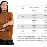 100% Pure Cashmere Women's Sweater Turtleneck Long Sleeve Warm Soft 2025 Fall Winter Knit Pullover