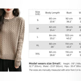 Chanyarn Women's 100% Merino Wool Sweater 2025 Fall Winter Cable Knitted Sweater Casual Crewneck Long Sleeve Pullover