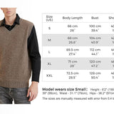 Men's 100% Merino Wool Sweater Vest 2025 Fall Winter Casual Solid V Neck Soft Sleeveless Knitted Sweater Vest