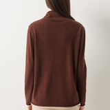 30% Cashmere 70% Merino Wool Turtle Neck Sweater
