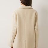 100% Merino Wool Double Breasted Pea Coat