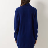 100% Merino Wool Turtleneck Knit Sweater Dress