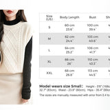 Chanyarn Women's 100% Merino Wool Sweater Vest 2024 Fall Winter Casual Crewneck Cable Sleeveless Knit Sweater Tank Tops