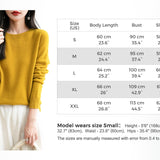 Chanyarn Women's 100% Merino Wool Crewneck Sweater 2024 First-Line Ready to Wear Long Sleeve Seamless Knit Sweater