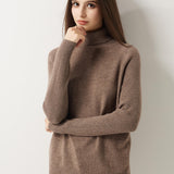 Maglione dolcevita 30% cashmere 70% lana merino