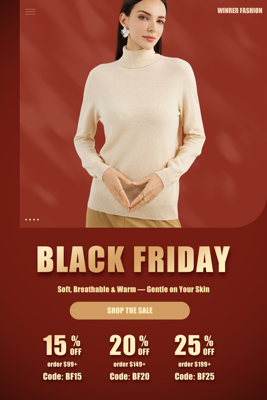 Black Friday Cashmere Sweater Sale – Up to 25% Off Luxury Knitwear for Winter