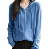 100% Merino Wool Full-Zip Hoodie