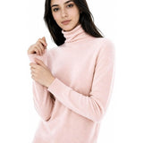 Sweter z golfem z mongolskiego kaszmiru