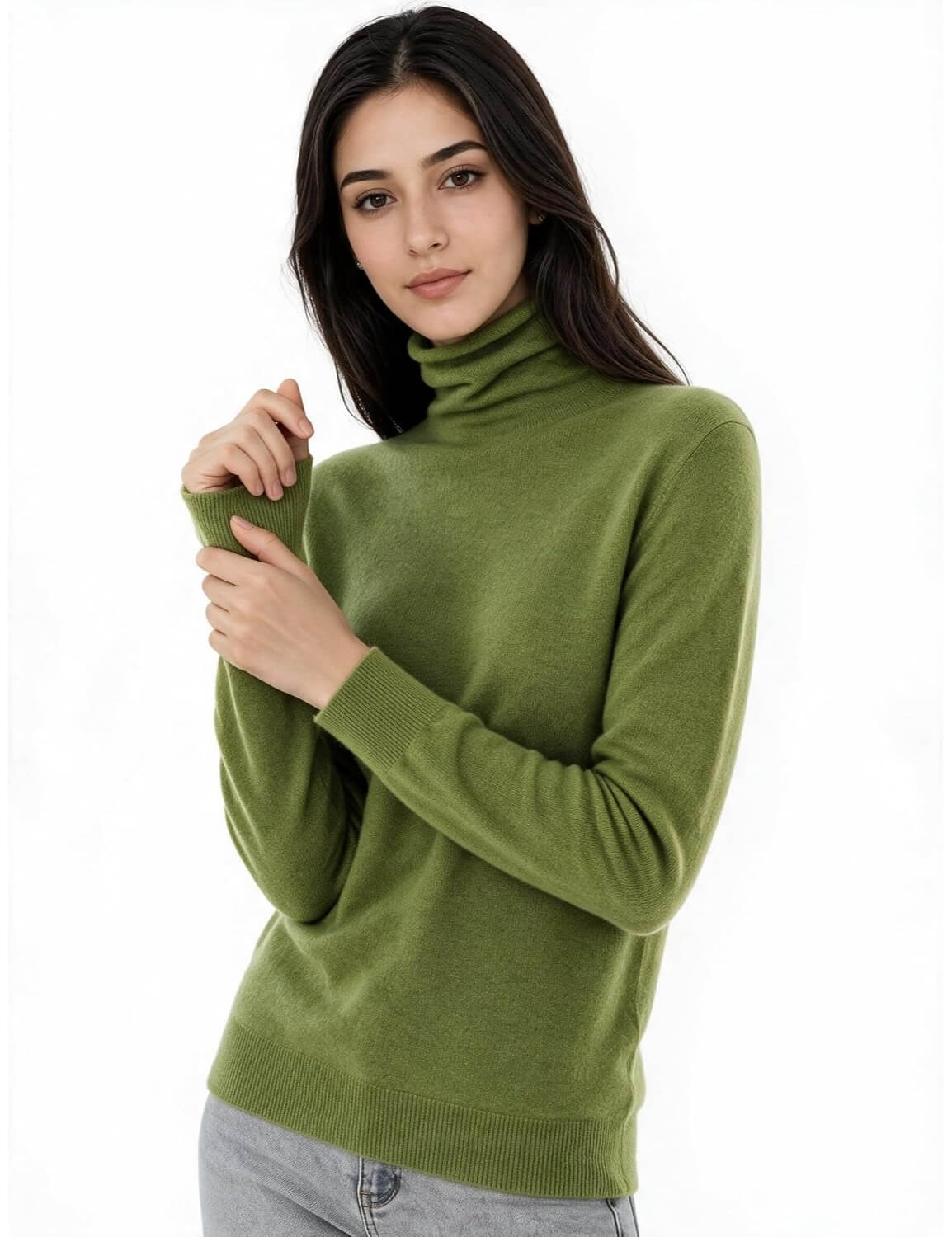 Mongolian Cashmere Turtleneck Sweater