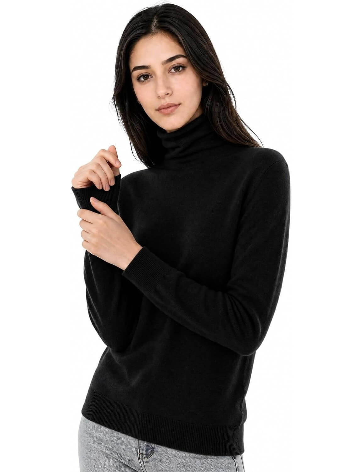 Mongolian Cashmere Turtleneck Sweater