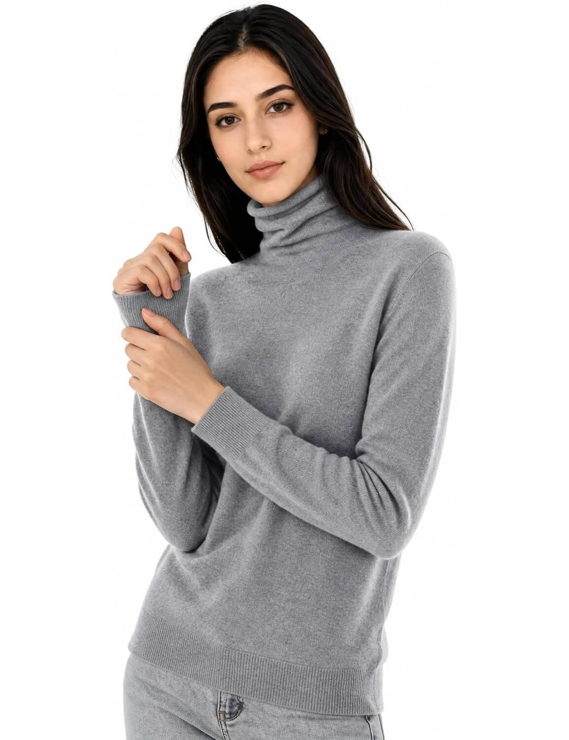 Mongolian Cashmere Turtleneck Sweater