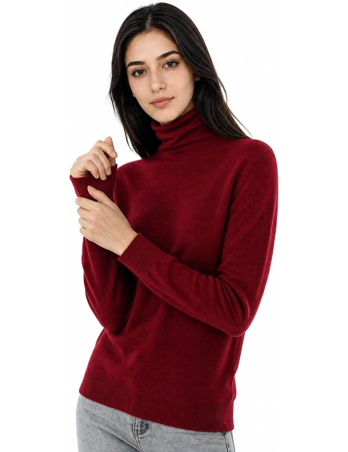 Mongolian Cashmere Turtleneck Sweater